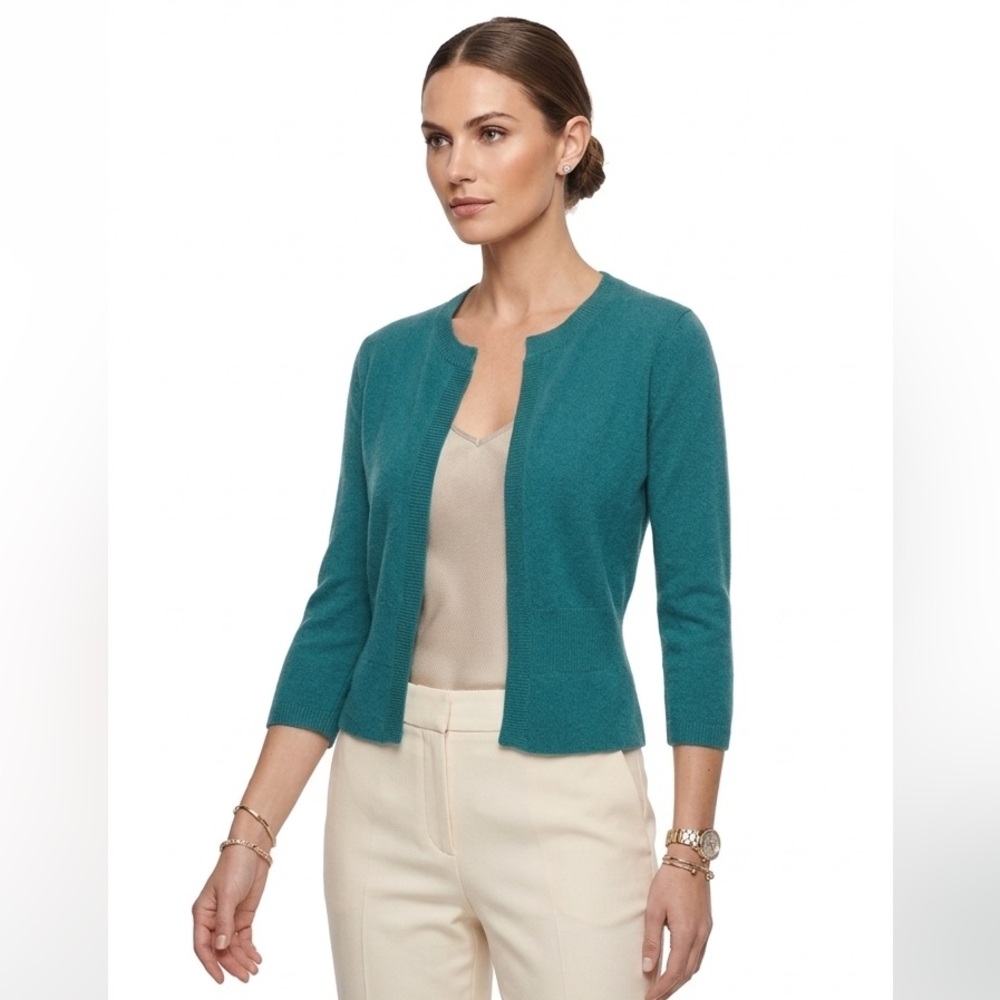 Marni 100% Cashmere Open Front Cardigan